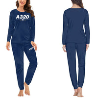 Thumbnail for Super Airbus A320 women pajamas - Dark Blue