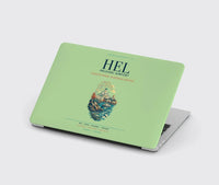 Thumbnail for Helsinki Airport (HEL) design on light green MacBook case