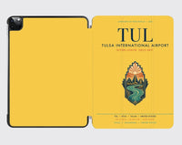 Thumbnail for Tulsa International Airport (TUL) design on yellow ipad tablet case