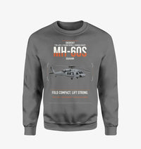 Thumbnail for Sikorsky MH-60S Seahawk design on gray sweatshirt