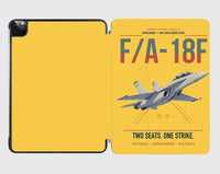 Thumbnail for F-A-18F Super Hornet design on yellow ipad tablet case
