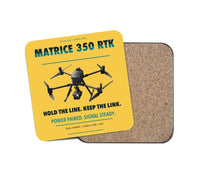 Thumbnail for DJI Matrice 350 RTK design on yellow 1 piece coaster
