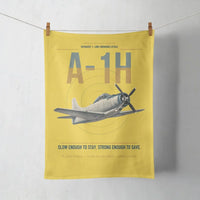 Thumbnail for A-1H Skyraider design on yellow towel