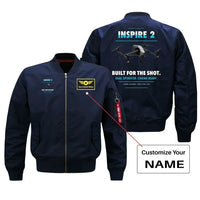 Thumbnail for DJI Inspire 2 design on blue bomber with custom name badge
