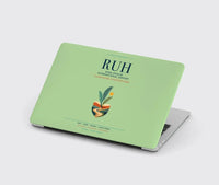 Thumbnail for King Khalid International Airport (RUH) design on light green MacBook case