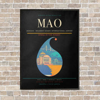 Thumbnail for Manaus - Eduardo Gomes International Airport MAO - Canvas Framed - Black