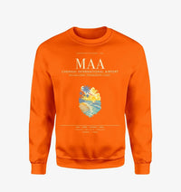 Thumbnail for Chennai International Airport MAA Sweatshirt - Orange