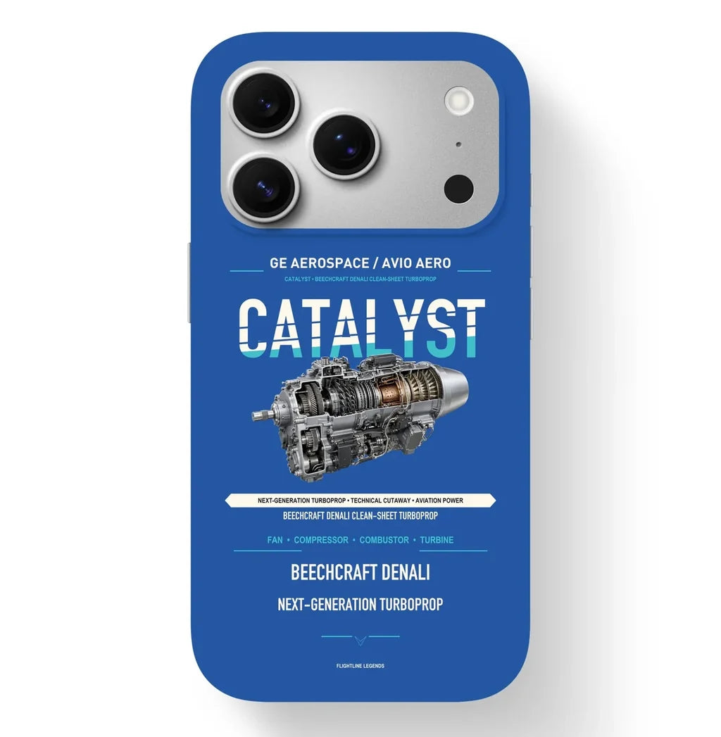 CATALYST Case design on blue iphone case