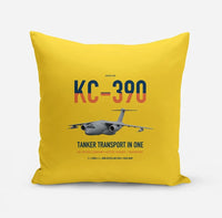 Thumbnail for Embraer KC-390 Millennium design on yellow pillow