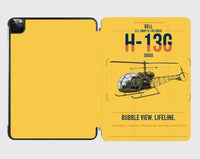 Thumbnail for Bell H-13G Sioux design on yellow ipad tablet case