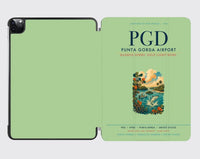 Thumbnail for Punta Gorda Airport (PGD) design on light green ipad tablet case
