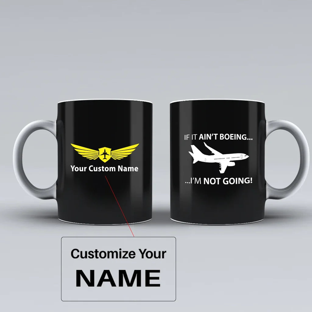 Customisable If It Ain't Boeing Mug - view 3