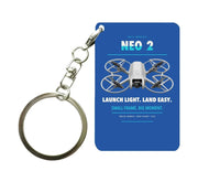 Thumbnail for DJI Neo 2 Key Chain design on blue key chain