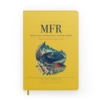 Thumbnail for Rogue Valley International–Medford Airport (MFR) design on yellow notebook