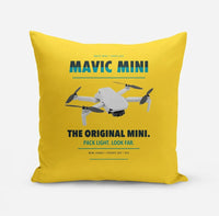 Thumbnail for DJI Mavic Mini design on yellow pillow
