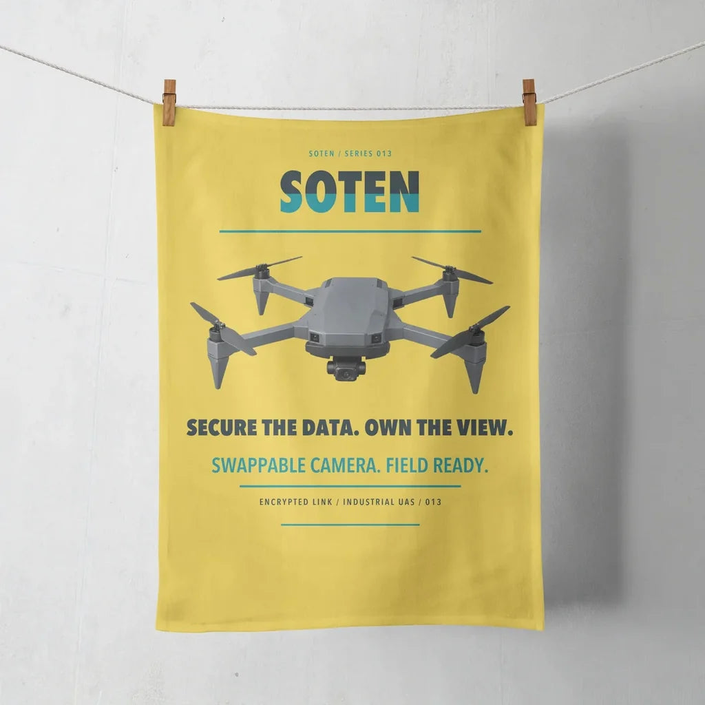 ACSL SOTEN design on yellow towel