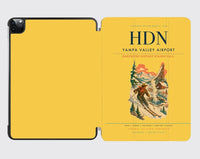 Thumbnail for Yampa Valley Airport (HDN) design on yellow ipad tablet case