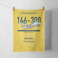 Thumbnail for BAe 146-300 design on yellow towel