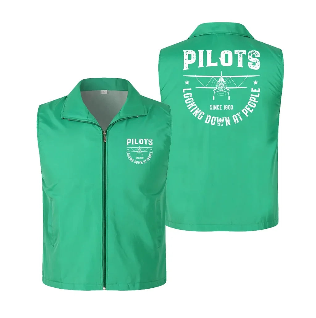 Pilots Looking Down at People Vest - view 3