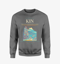 Thumbnail for Norman Manley International Airport (KIN) design on gray sweatshirt
