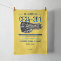 Thumbnail for CF34-3B1 design on yellow towel