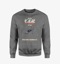 Thumbnail for Erickson S-64F Air Crane design on gray sweatshirt