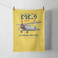Thumbnail for F3F-2 Last Biplane First Fight design on yellow towel