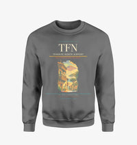 Thumbnail for Tenerife North Airport (TFN) design on gray sweatshirt