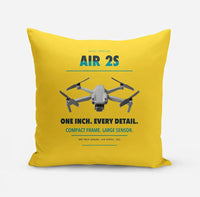 Thumbnail for DJI Air 2S design on yellow pillow