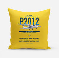 Thumbnail for Tecnam P2012 Traveller design on yellow pillow