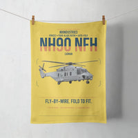 Thumbnail for NHIndustries NH90 NFH Caïman design on yellow towel
