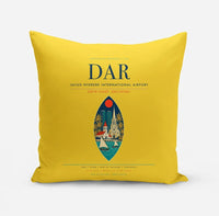 Thumbnail for Julius Nyerere International Airport (DAR) design on yellow pillow