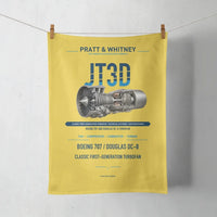 Thumbnail for JT3D design on yellow towel