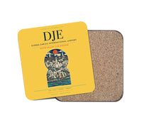 Thumbnail for Djerba-Zarzis International Airport (DJE) design on yellow 1 piece coaster