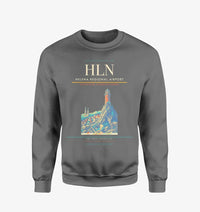 Thumbnail for Helena Regional Airport (HLN) design on gray sweatshirt