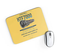 Thumbnail for HTF7000 design on yellow rectangle mouse pad