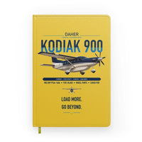 Thumbnail for Daher Kodiak 900 design on yellow notebook
