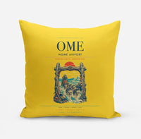 Thumbnail for Nome Airport (OME) design on yellow pillow