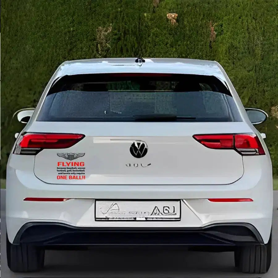 Flying One Ball Car Sticker - view 3