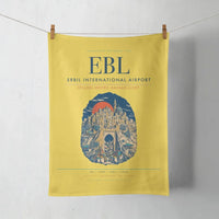 Thumbnail for Erbil International Airport (EBL) design on yellow towel