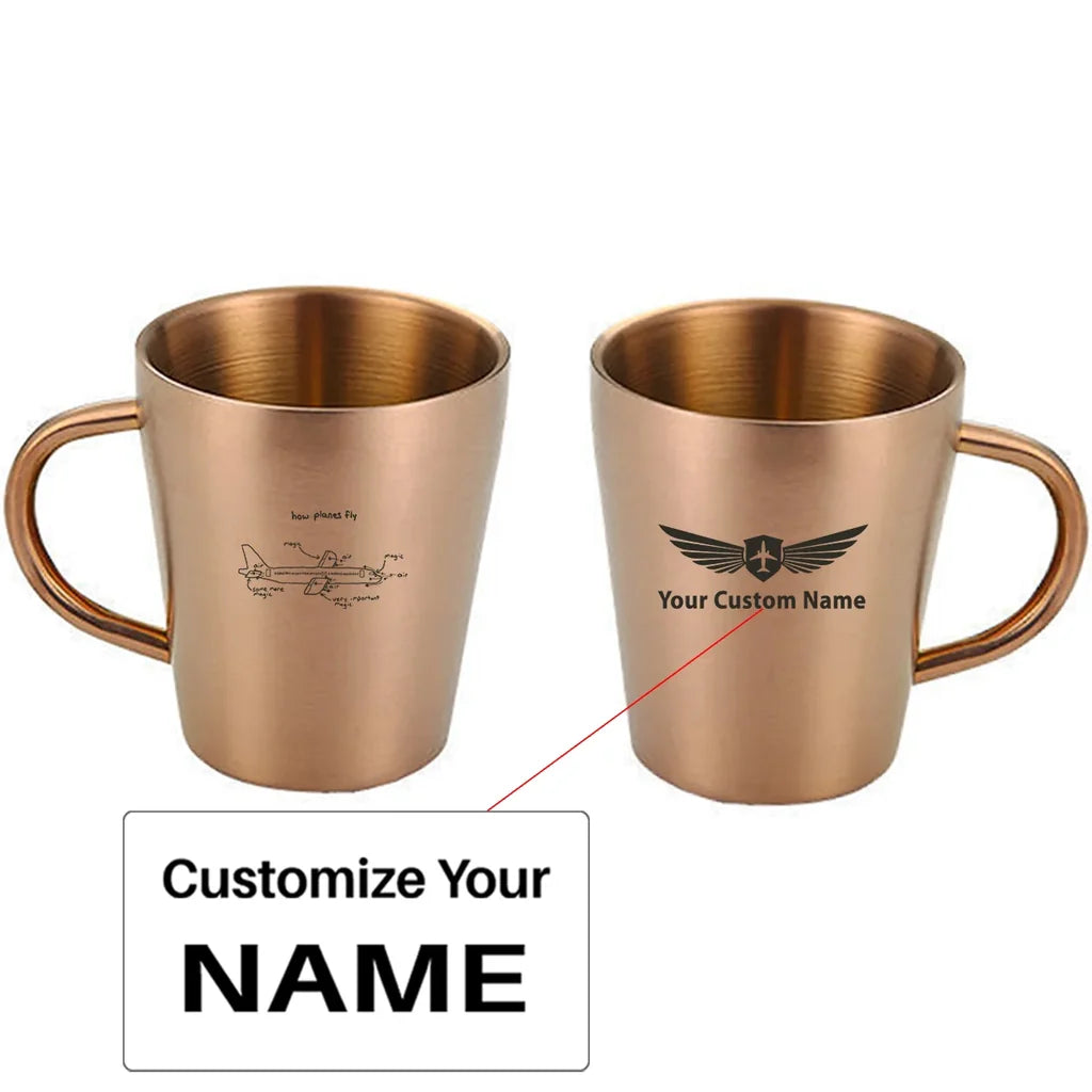 Customisable How Planes Fly Mug - view 3