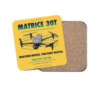 Thumbnail for DJI Matrice 30T design on yellow 1 piece coaster