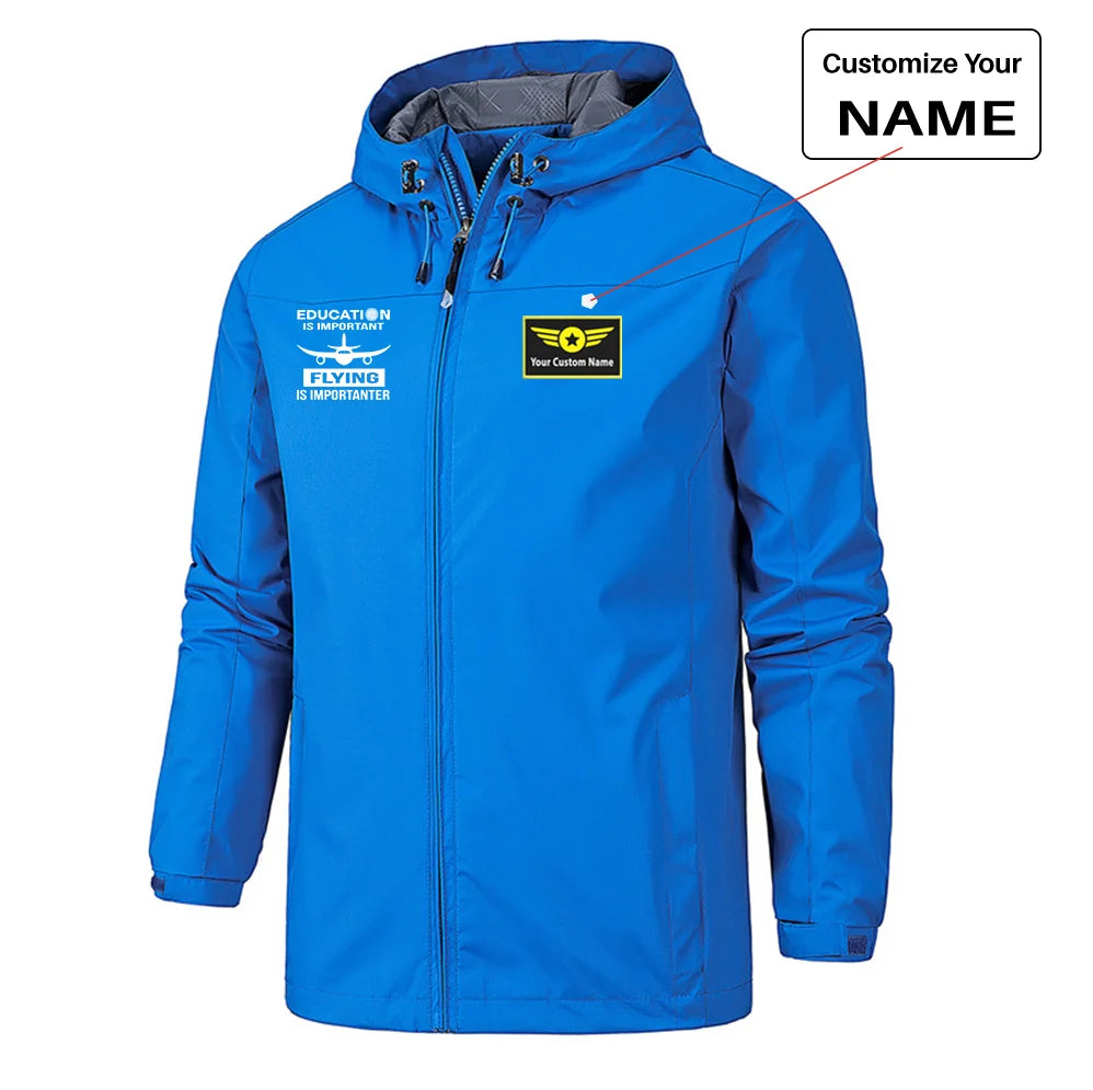 Flying is Importanter Rain Jacket - view 3