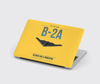 Thumbnail for B-2A Spirit design on yellow MacBook case