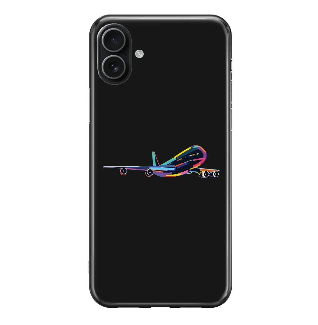 Multicolor Airplane iPhone Case - view 3
