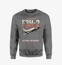 Thumbnail for F3H-2 Demon design on gray sweatshirt