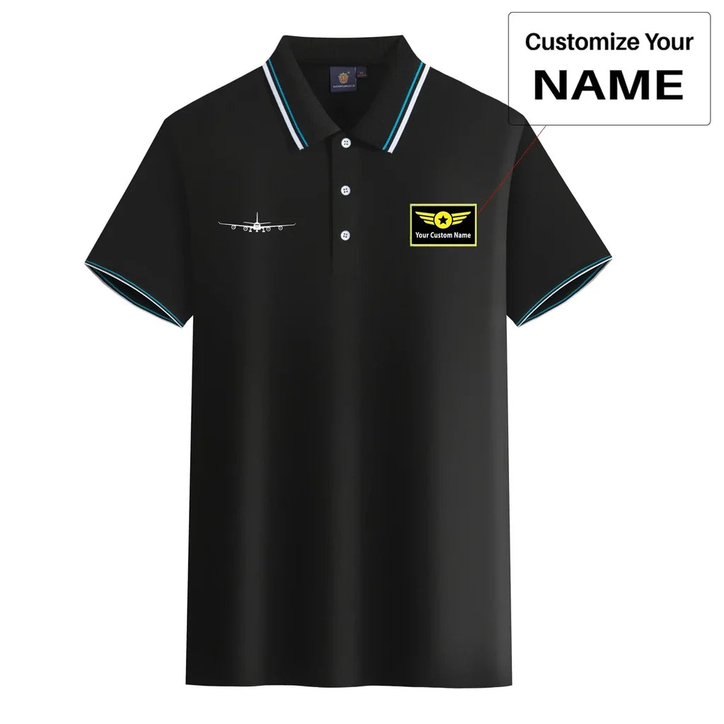 Customisable Airbus A340 Polo Shirt - view 3