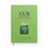 Thumbnail for Princess Juliana International Airport Sint Maarten (SXM) design on light green notebook
