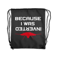 Thumbnail for Because I was Inverted Drawstring Bag - view 3