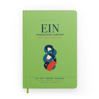 Thumbnail for Eindhoven Airport (EIN) design on light green notebook